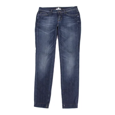 DOLCE&GABBANA Zipper Hem Stretch Slim Jeans