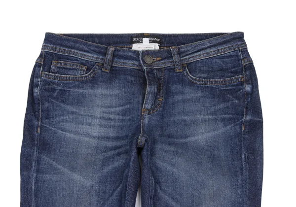 DOLCE&GABBANA Zipper Hem Stretch Slim Jeans K-172843_002