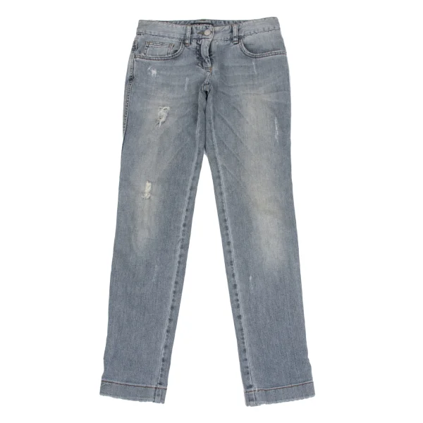 DOLCE&GABBANA Distressed Stretch Slim Jeans  Indigo 36 K-172844_001