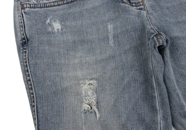 DOLCE&GABBANA Distressed Stretch Slim Jeans K-172844_006
