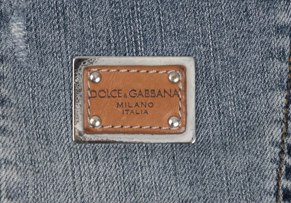 DOLCE&GABBANA Distressed Stretch Slim Jeans K-172844_015