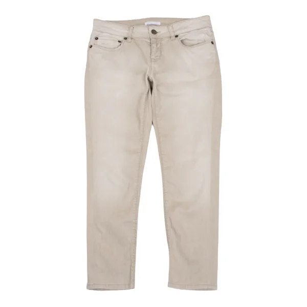 PRADA Cotton Stretch Slim Pants Beige 25 K-172846_001