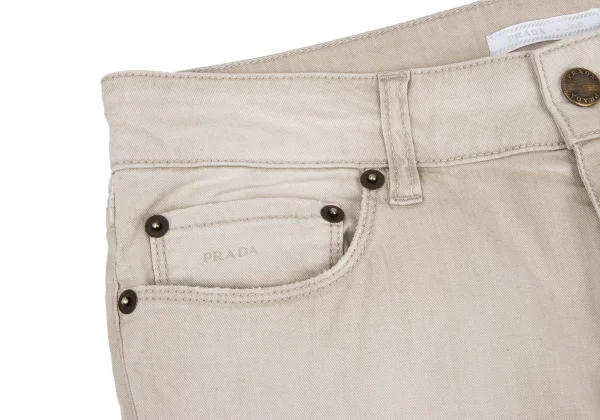 PRADA Cotton Stretch Slim Pants K-172846_005