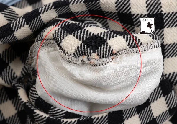 PRADA Wool Gingham Check Skirt K-172849_004
