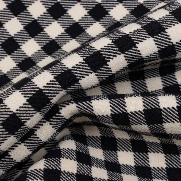PRADA Wool Gingham Check Skirt K-172849_013