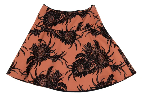 PRADA Dahlia Print Skirt K-172850_002