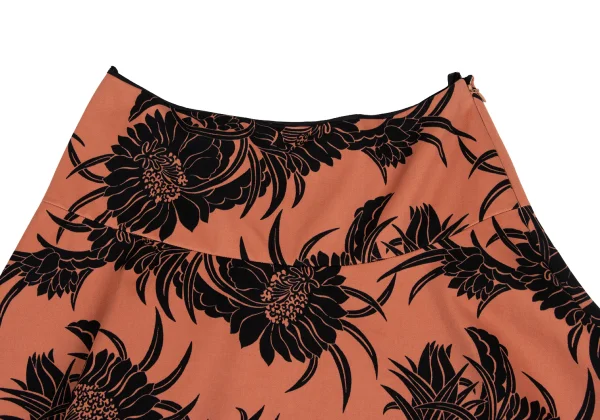 PRADA Dahlia Print Skirt K-172850_003