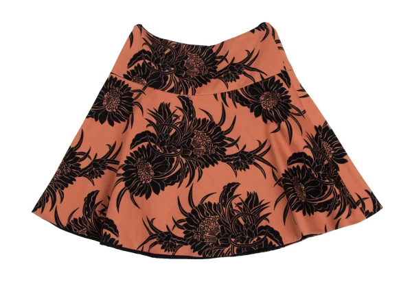 PRADA Dahlia Print Skirt K-172850_010