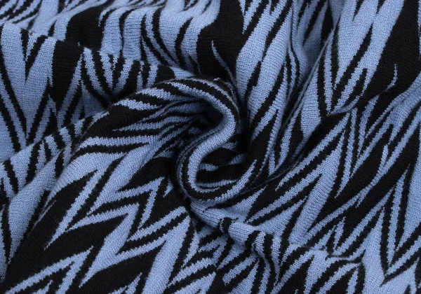 EMPORIO ARMANI Zigzag Weave Switching High-neck Knit Dress K-172855_011