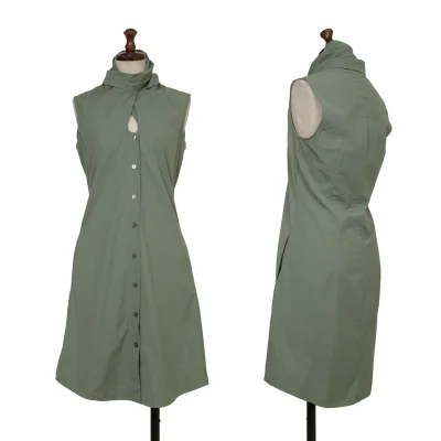EMPORIO ARMANI Switching Collar Sleeveless Dress
