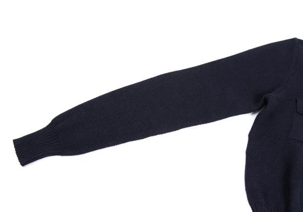 EMPORIO ARMANI Cotton Half Zip Knit Long Sleeve Polo Shirt K-172858_007