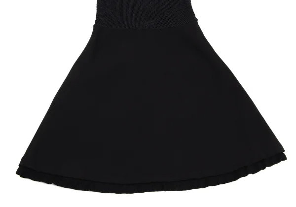 EMPORIO ARMANI Mesh Knit Switching Sleeveless Dress K-172859_007