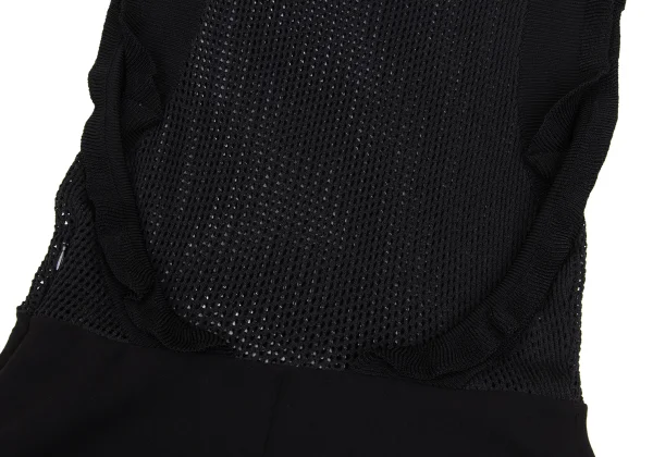EMPORIO ARMANI Mesh Knit Switching Sleeveless Dress K-172859_011