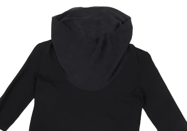 EMPORIO ARMANI Draped Chiffon Switching Tops K-172860_003