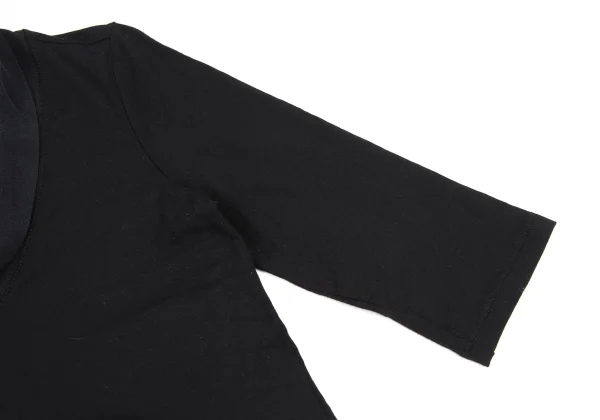 EMPORIO ARMANI Draped Chiffon Switching Tops K-172860_006