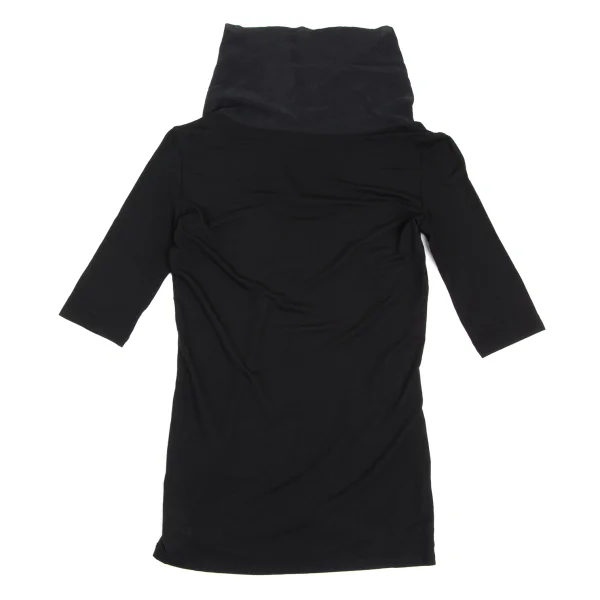 EMPORIO ARMANI Draped Chiffon Switching Tops K-172860_010
