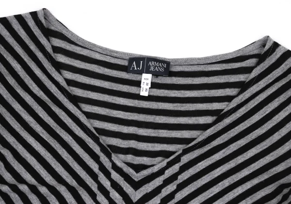 ARMANI JEANS Tuck V-Neck Striped Dress  K-172861_004