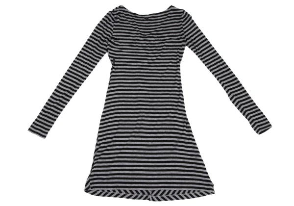 ARMANI JEANS Tuck V-Neck Striped Dress  K-172861_010
