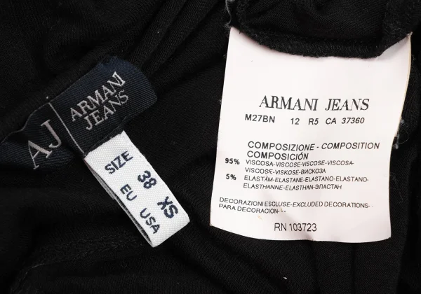 ARMANI JEANS Neck Switching Stretch T-shirt K-172862_015