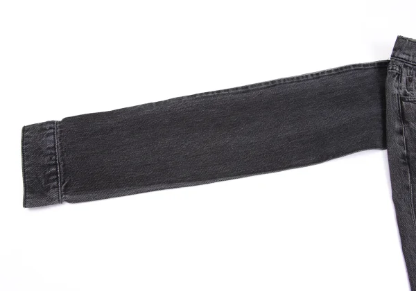 Denim x Alexander Wang Stack Crop Tie Tie Design Cropped Jeans K-172863_006