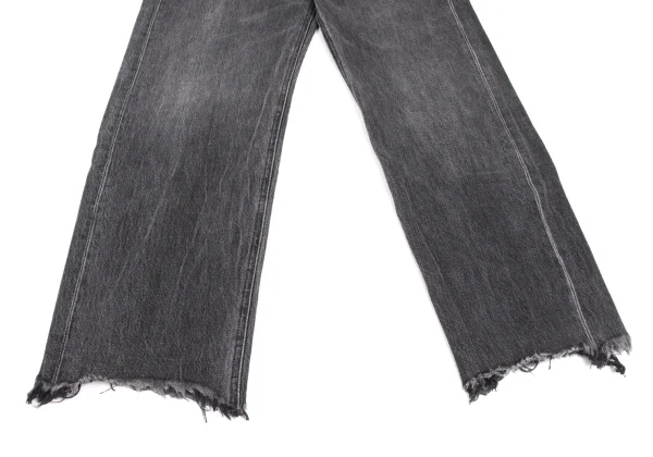 Denim x Alexander Wang Stack Crop Tie Tie Design Cropped Jeans K-172863_008