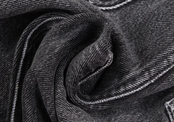 Denim x Alexander Wang Stack Crop Tie Tie Design Cropped Jeans K-172863_015