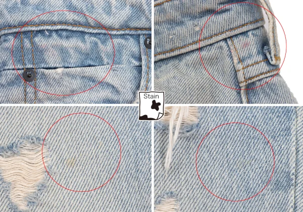 Denim x Alexander Wang CULT Crush Design Cropped Jeans K-172864_003