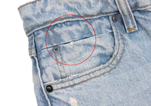 Denim x Alexander Wang CULT Crush Design Cropped Jeans K-172864_004