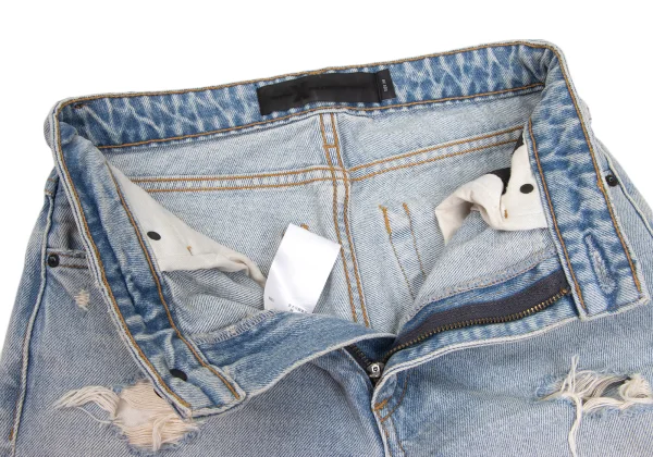 Denim x Alexander Wang CULT Crush Design Cropped Jeans K-172864_006