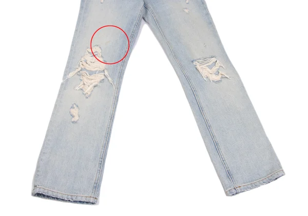 Denim x Alexander Wang CULT Crush Design Cropped Jeans K-172864_007