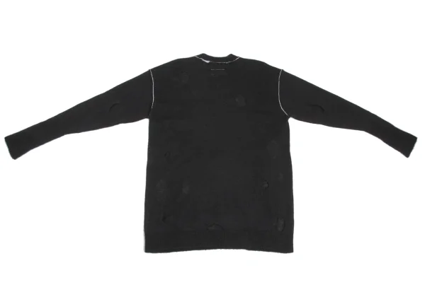 MM6 MAISON MARGIELA Distressed Hole Knit Tunic K-172869_012