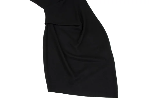 HELMUT LANG Wool Drape Design Sleeveless Dress K-172870_007