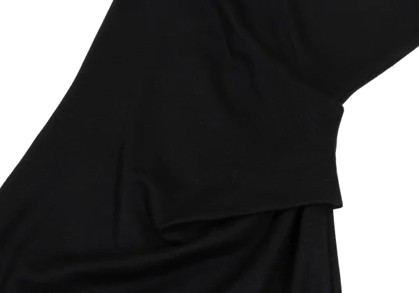 HELMUT LANG Wool Drape Design Sleeveless Dress K-172870_011