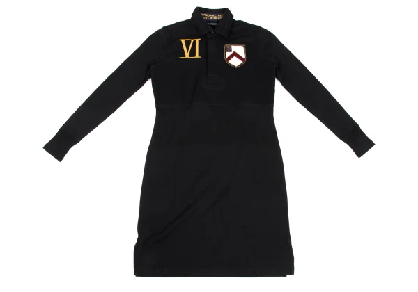 Ralph Lauren Emblem Embellished Rugby Shirt Dress K-172871_002