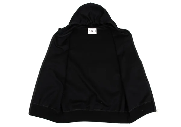 PLAN C Sleeveless Zip-Up Hoodie Jacket K-172872_012