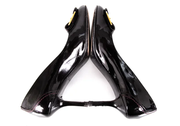 Louis Vuitton Metal Logo Design Heel Pumps K-172883_009