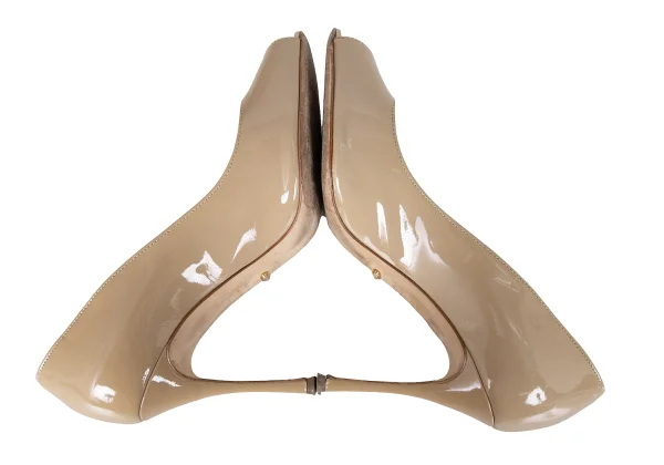 sergio rossi Open Toe Patent Leather Heel Pumps K-172886_007