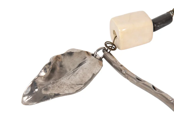 MARNI Metal Leaf Stone Necklace K-172893_005