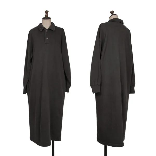 tricot COMME des GARCONS Cotton Sweatshirt Dress Charcoal M-L K-172896_001