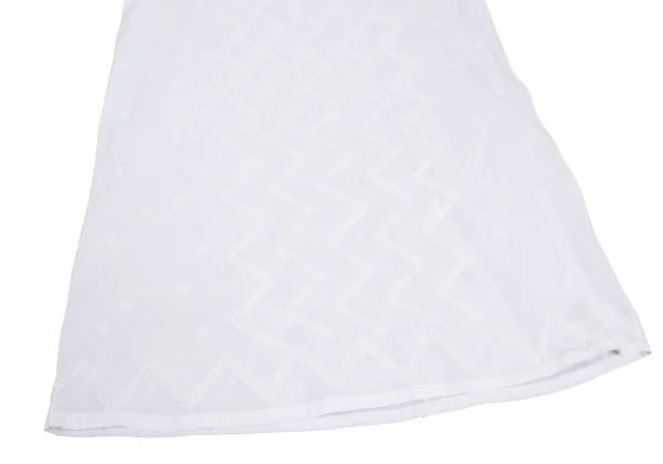 ISSEY MIYAKE HaaT Embroidered Cotton Sleeveless Top K-172897_006