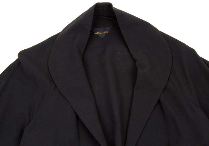 コムデギャルソンCOMME des GARCONS 変形ウール羽織ジャケット