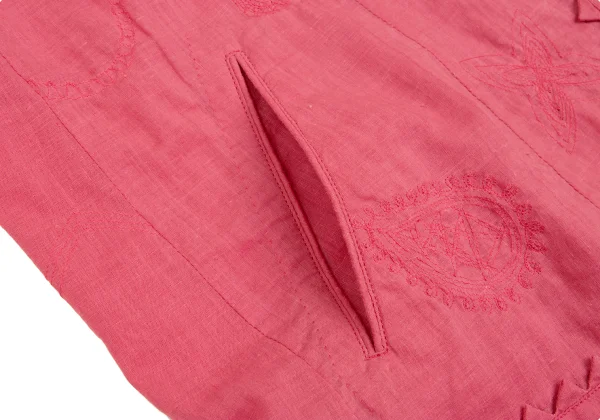 ISSEY MIYAKE HaaT Jagged Cutting Embroidered Blouse K-172900_011