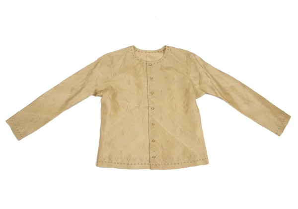 ISSEY MIYAKE HaaT Silk Button Design Blouse K-172902_002