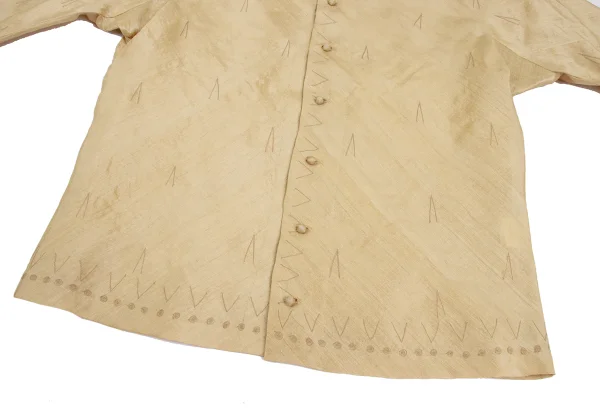 ISSEY MIYAKE HaaT Silk Button Design Blouse K-172902_010
