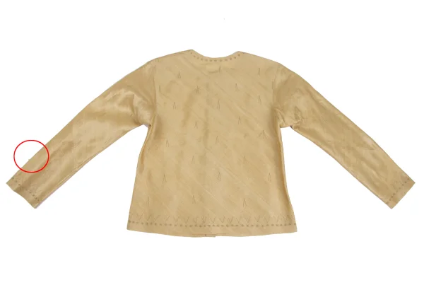 ISSEY MIYAKE HaaT Silk Button Design Blouse K-172902_013
