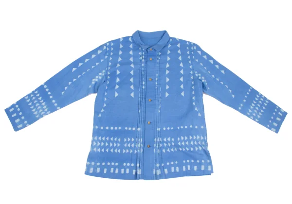 ISSEY MIYAKE HaaT Clamp Dyed Pintuck Shirt K-172904_002