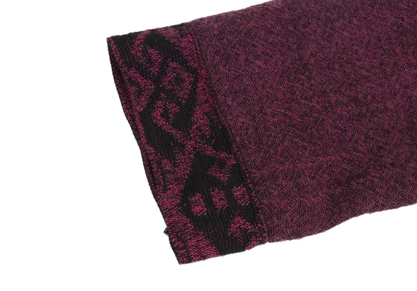 ISSEY MIYAKE HaaT Zigzag Neck Wool Dress K-172906_006