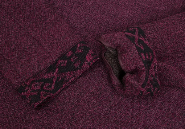 ISSEY MIYAKE HaaT Zigzag Neck Wool Dress K-172906_007