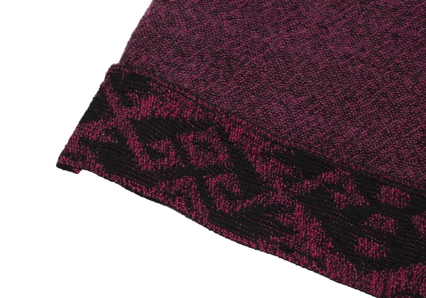 ISSEY MIYAKE HaaT Zigzag Neck Wool Dress K-172906_009