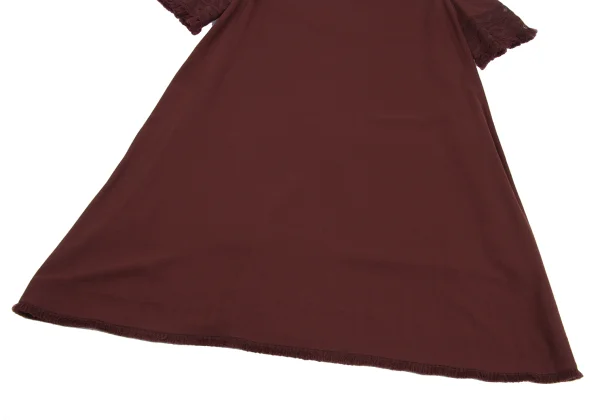 ISSEY MIYAKE HaaT Fringe Lace Mock Neck Dress  K-172907_007